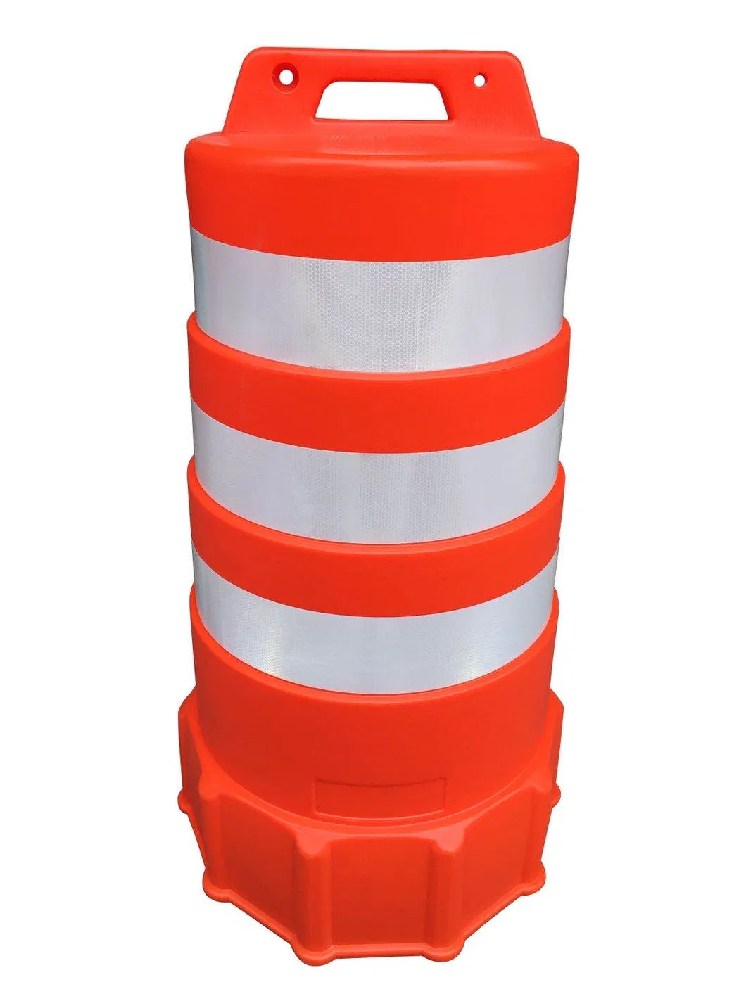 ROADSAFE गर्म बिक्री पीई यातायात ड्रम दुर्घटना बैरल सड़क सुरक्षा परावर्तक चेतावनी बैरल 9